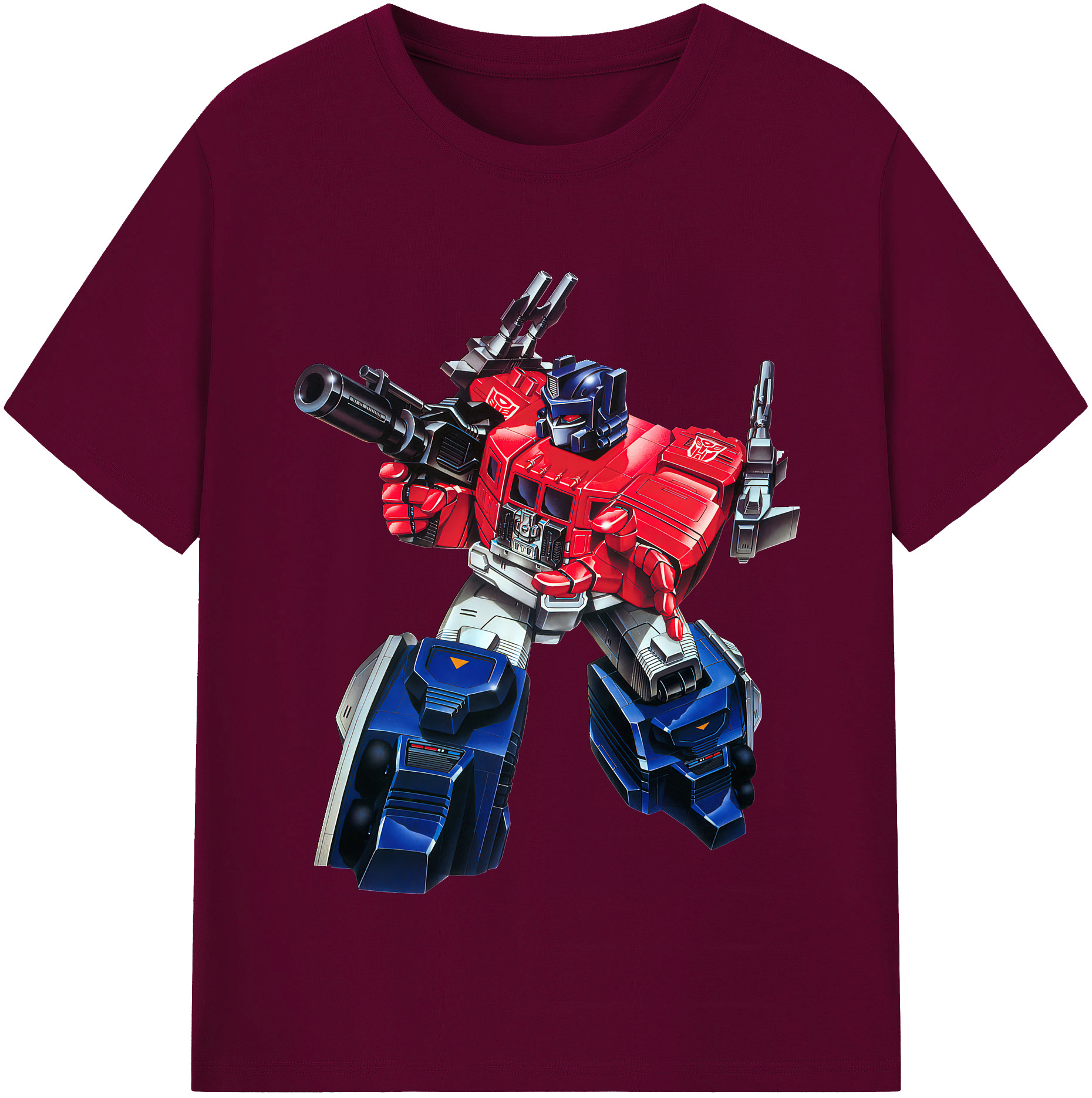 （画像用） Transformers トランスフォーマー レディースカジュアルプリントTシャツ（綿100％）